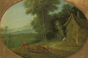 Paysage de printemps, 1749 - Jean Baptiste Oudry